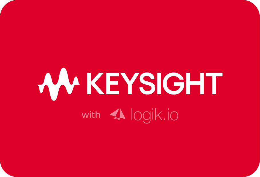 Keysight with logik.io