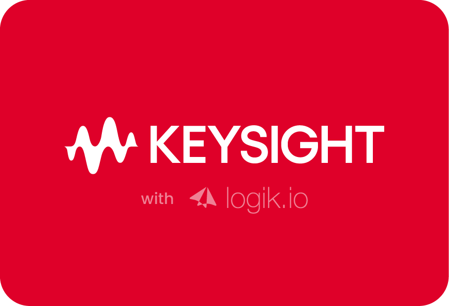 Keysight with logik.io