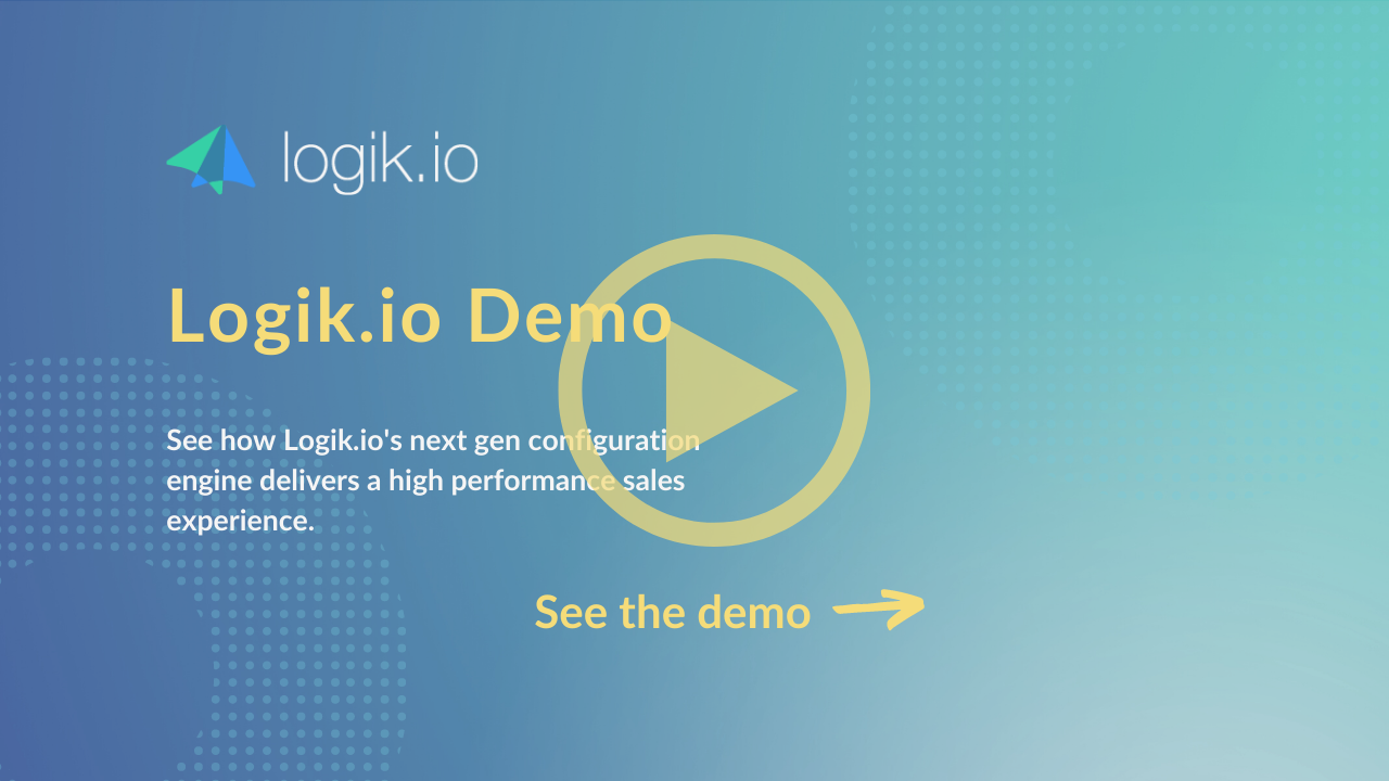 See how Logik.ios next gen configuration engine delivers a high performance sales experience. See how Logik.ios next gen configuration engine delivers a high performance sales experience.