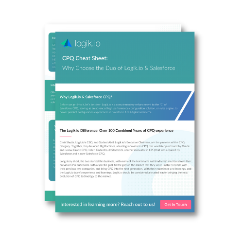 CPQ Cheat Sheet: Why Choose the Duo of Logik.io & Salesforce