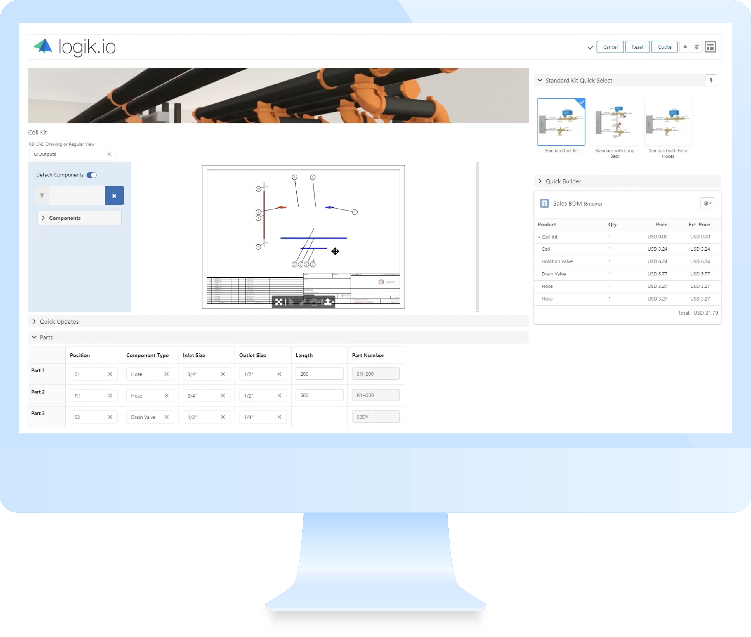Logik.io Adds Automated CAD and Interactive Visualization Capabilities with New kBridge Integration